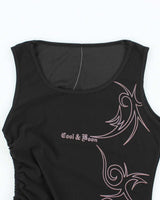 Vintage Y2k 00s Cool &amp; Boon Ruched Top - S