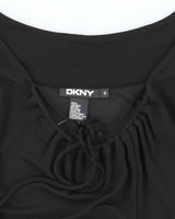 Vintage Y2k 00s DKNY Black Mesh Cami - S