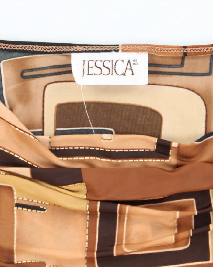 Vintage Y2k 00s Jessica Cowl Neck Top - L