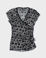 Vintage Y2k 00s Le Chateau Ruched Side Top - S