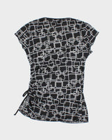 Vintage Y2k 00s Le Chateau Ruched Side Top - S