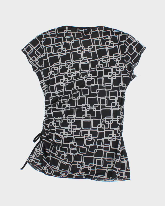 Vintage Y2k 00s Le Chateau Ruched Side Top - S