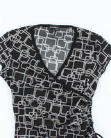 Vintage Y2k 00s Le Chateau Ruched Side Top - S