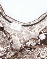 Vintage Y2k 00s Suzy Pattern Top - S