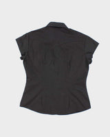 Vintage Y2k 00s Panhandle Slim Rhinestone Blouse - M