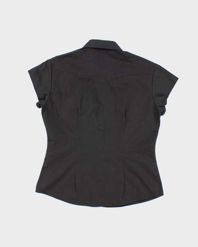 Vintage Y2k 00s Panhandle Slim Rhinestone Blouse - M