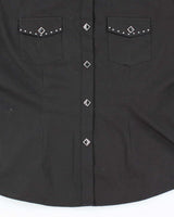 Vintage Y2k 00s Panhandle Slim Rhinestone Blouse - M