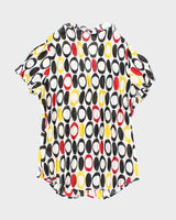 Vintage Y2k 00s Allison Taylor Sheer Ruffle Blouse - M