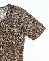 Vintage Y2k 00s Susan Lawrence Leopard Print Top - XL