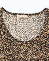 Vintage Y2k 00s Susan Lawrence Leopard Print Top - XL