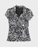 Vintage Y2k 00s GNW Ruffle Blouse - S