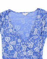 Vintage Y2k 00s Jessica Mesh Floral Blouse - M