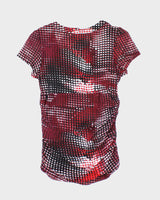 Vintage Y2k 00s Ricki's Double Layer Mesh Blouse - M