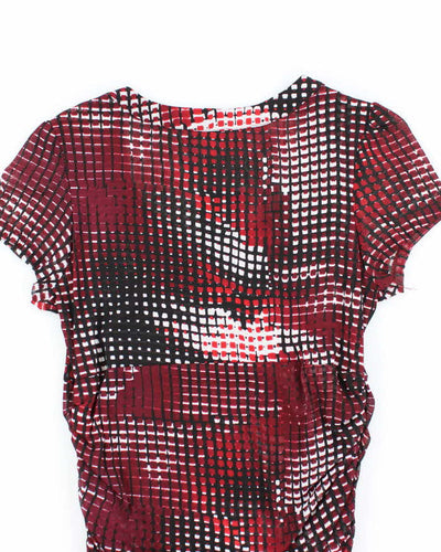 Vintage Y2k 00s Ricki's Double Layer Mesh Blouse - M