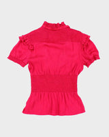 Vintage Y2k 00s Bebe Silk Blouse - S