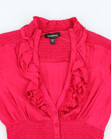 Vintage Y2k 00s Bebe Silk Blouse - S