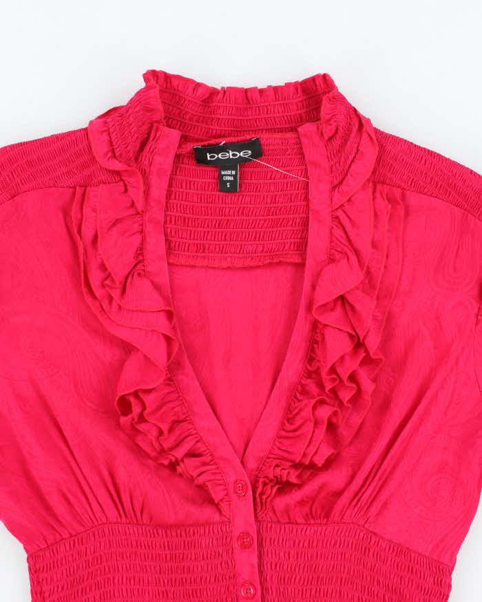 Vintage Y2k 00s Bebe Silk Blouse - S