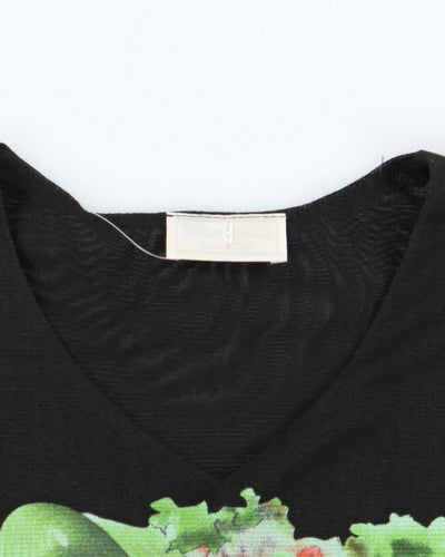 Vintage Y2k 00s WingShing Double Layer Mesh Blouse - M