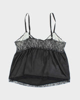 Vintage Y2k 00s Vera Wang Satin Cami - M