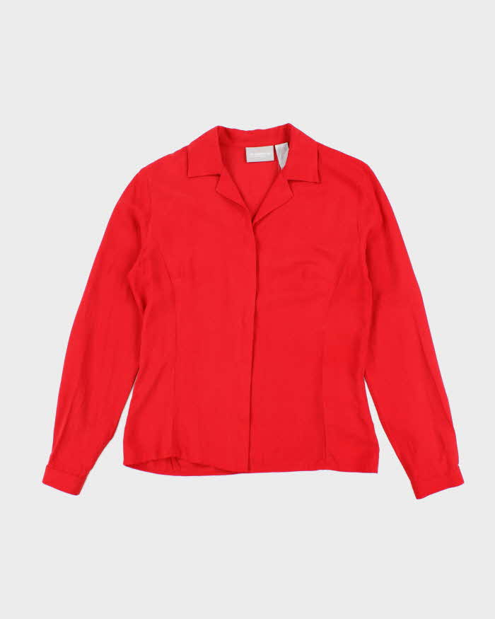 Vintage 90s Liz Claiborne Silk Blouse - M