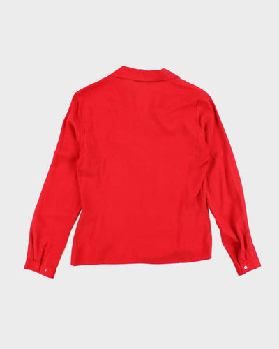 Vintage 90s Liz Claiborne Silk Blouse - M