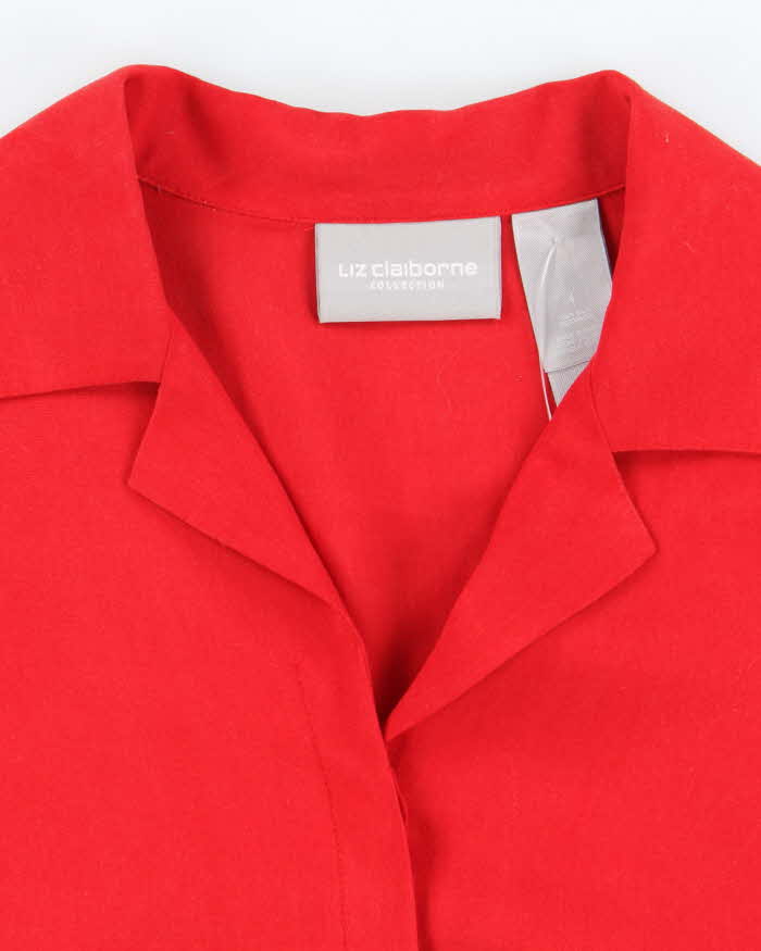 Vintage 90s Liz Claiborne Silk Blouse - M