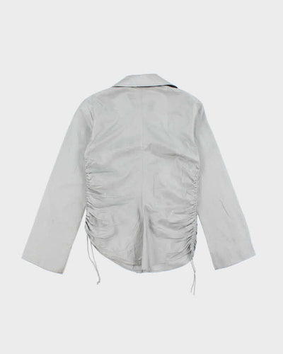 Vintage 90s The Limited Silk Ruched Blouse - S