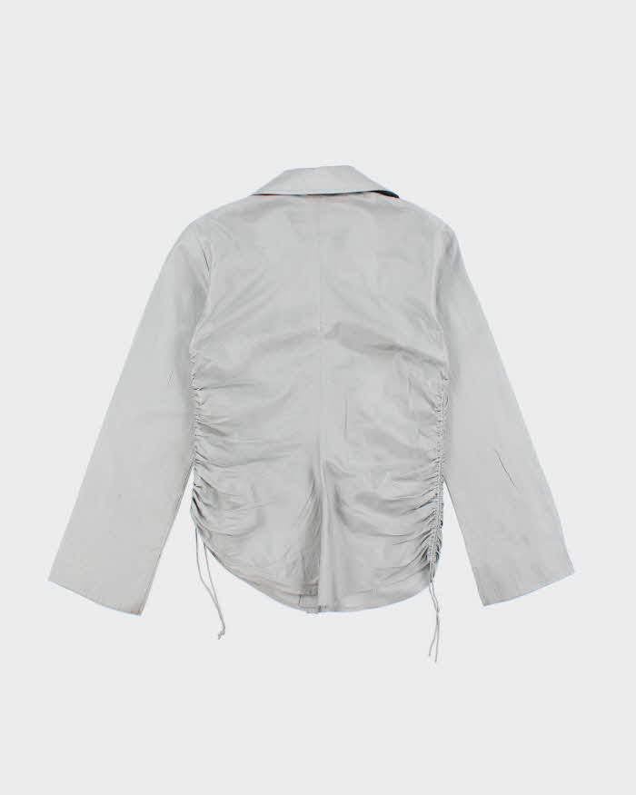 Vintage 90s The Limited Silk Ruched Blouse - S