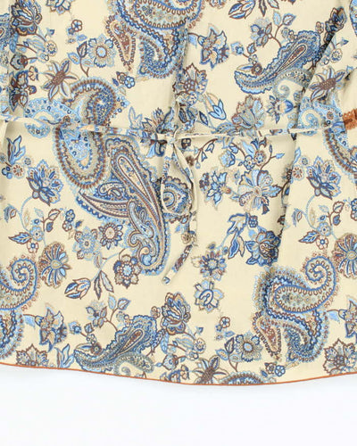 Vintage American Cruiser Paisley Pattern Blouse - M