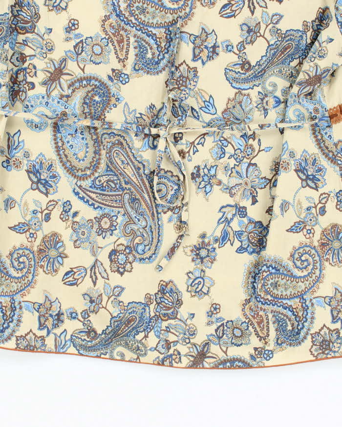 Vintage American Cruiser Paisley Pattern Blouse - M