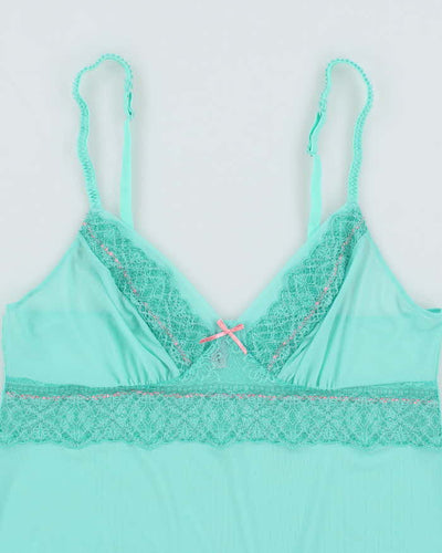 Vintage Y2k 00s La Vie En Rose Mesh Cami - S