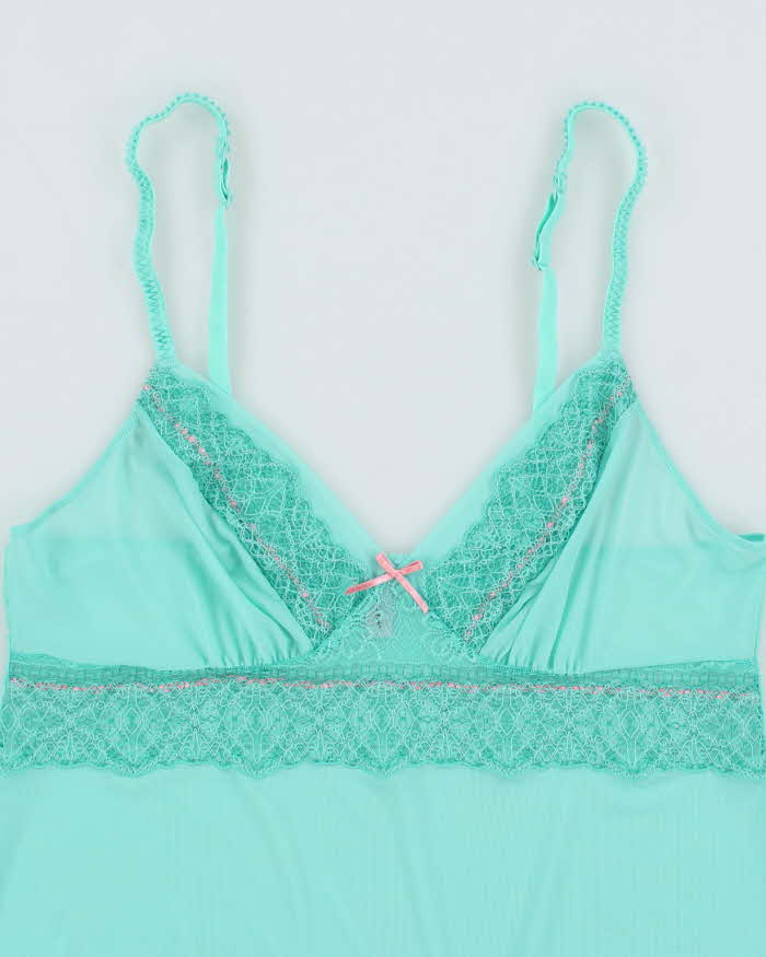 Vintage Y2k 00s La Vie En Rose Mesh Cami - S
