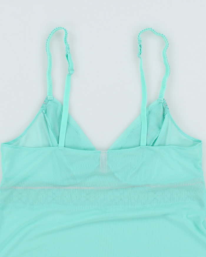 Vintage Y2k 00s La Vie En Rose Mesh Cami - S