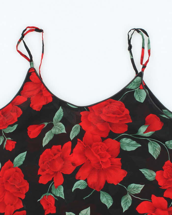 Vintage Y2k 00s Little One Double Mesh Cami - M