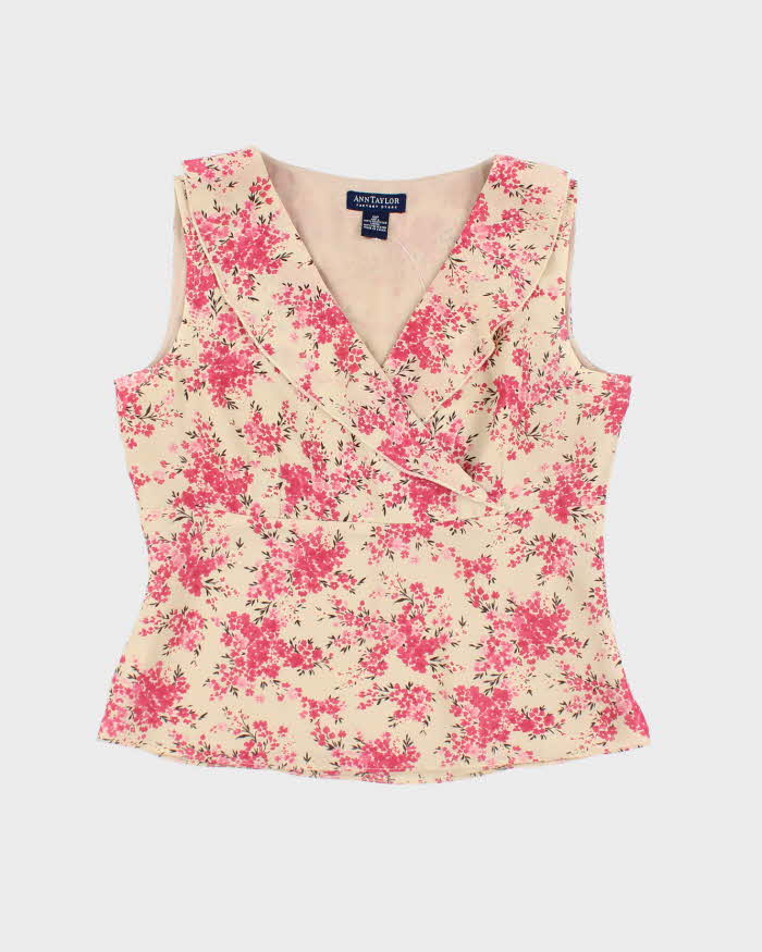 Vintage Ann Taylor Floral Top - M