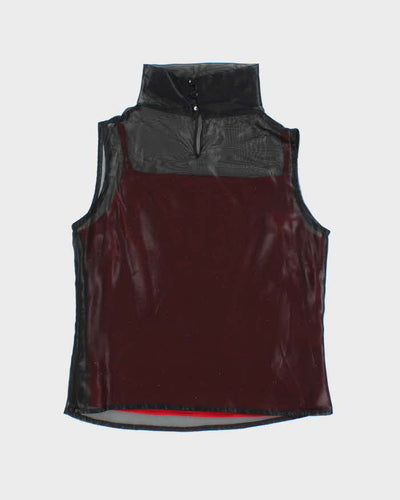 Vintage 90s Bosch Mesh Built-in Cami Top - M