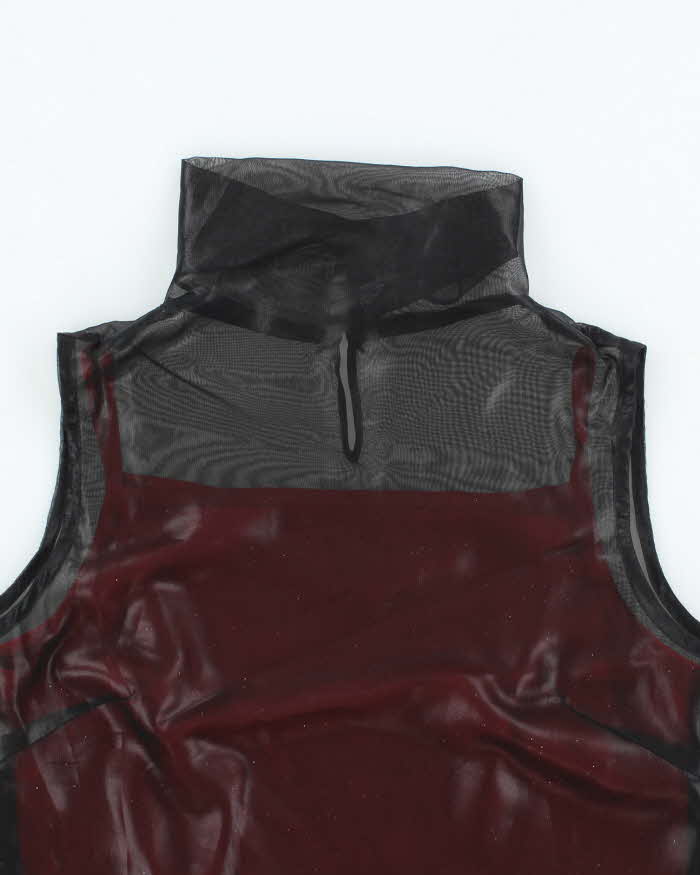 Vintage 90s Bosch Mesh Built-in Cami Top - M
