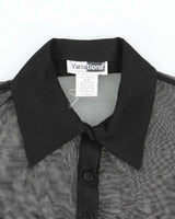 Vintage 90s Variations Mesh Blouse - S