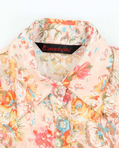Vintage Y2k 00s Xiaobaitu Sheer Blouse - M
