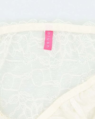 Vintage Y2k 00s Blush Lace Cami - S