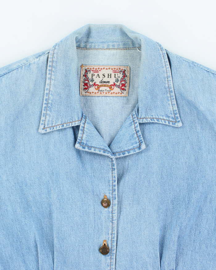 Vintage Pashu Denim Blouse - M