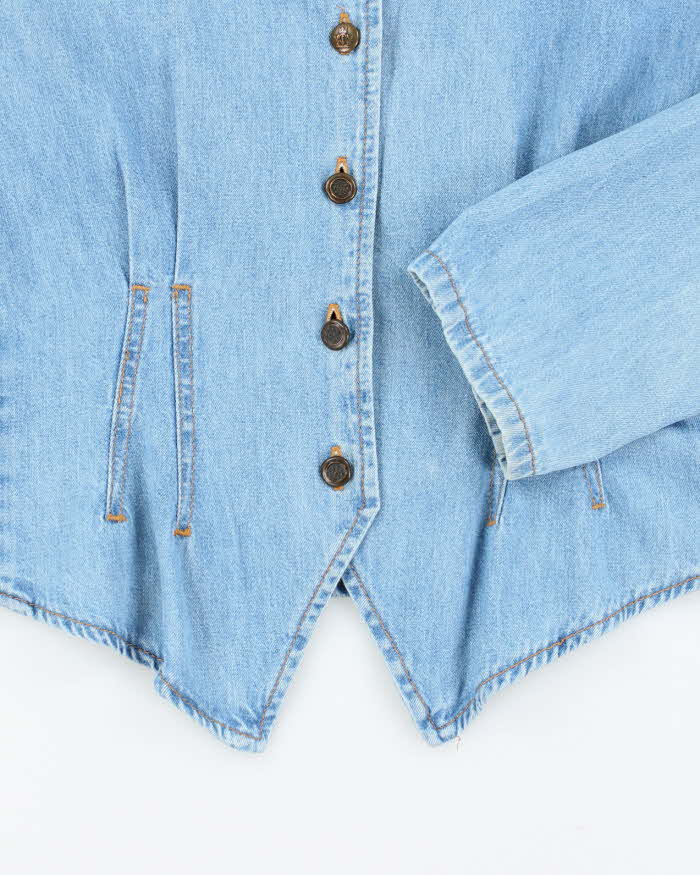 Vintage Pashu Denim Blouse - M
