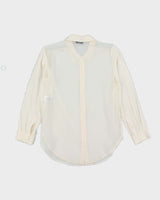 Sandro Sheer Silk Blouse - M