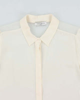 Sandro Sheer Silk Blouse - M