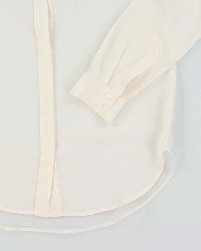 Sandro Sheer Silk Blouse - M