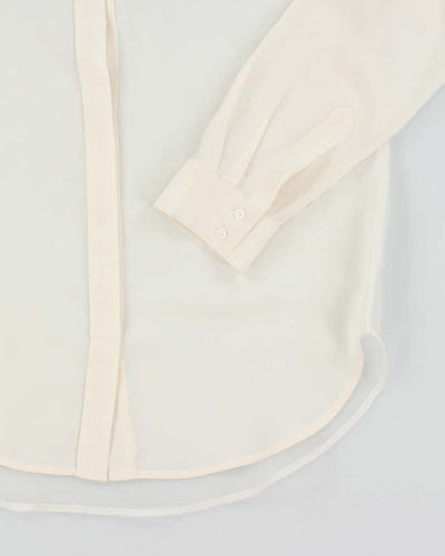 Sandro Sheer Silk Blouse - M