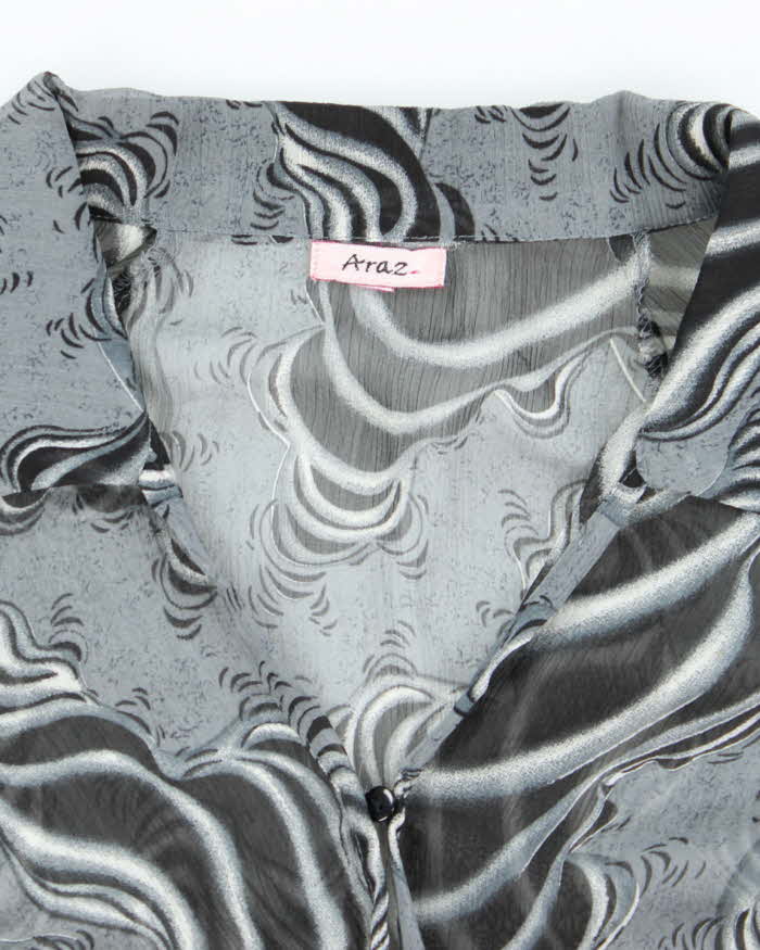 Vintage Y2k 00s Araz Mesh Blouse - M