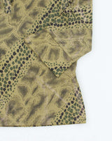 Vintage Y2k 00s PoloParis Shiny Animal Print Top - M