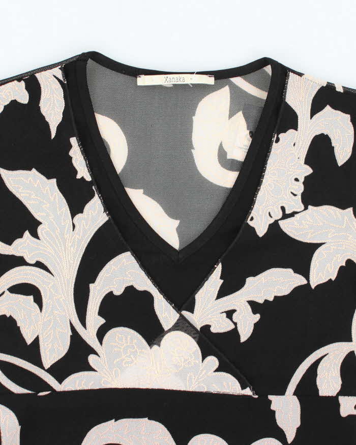 Vintage Y2k 00s Xanaka Mesh Top - S