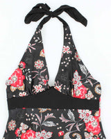 Vintage Y2k 00s Suzy Satin Halter Neck Top - M